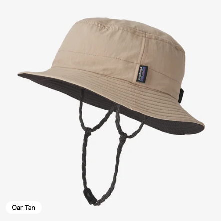 patagoniaパタゴニアサーフブリムサファリハットオーバルロゴ