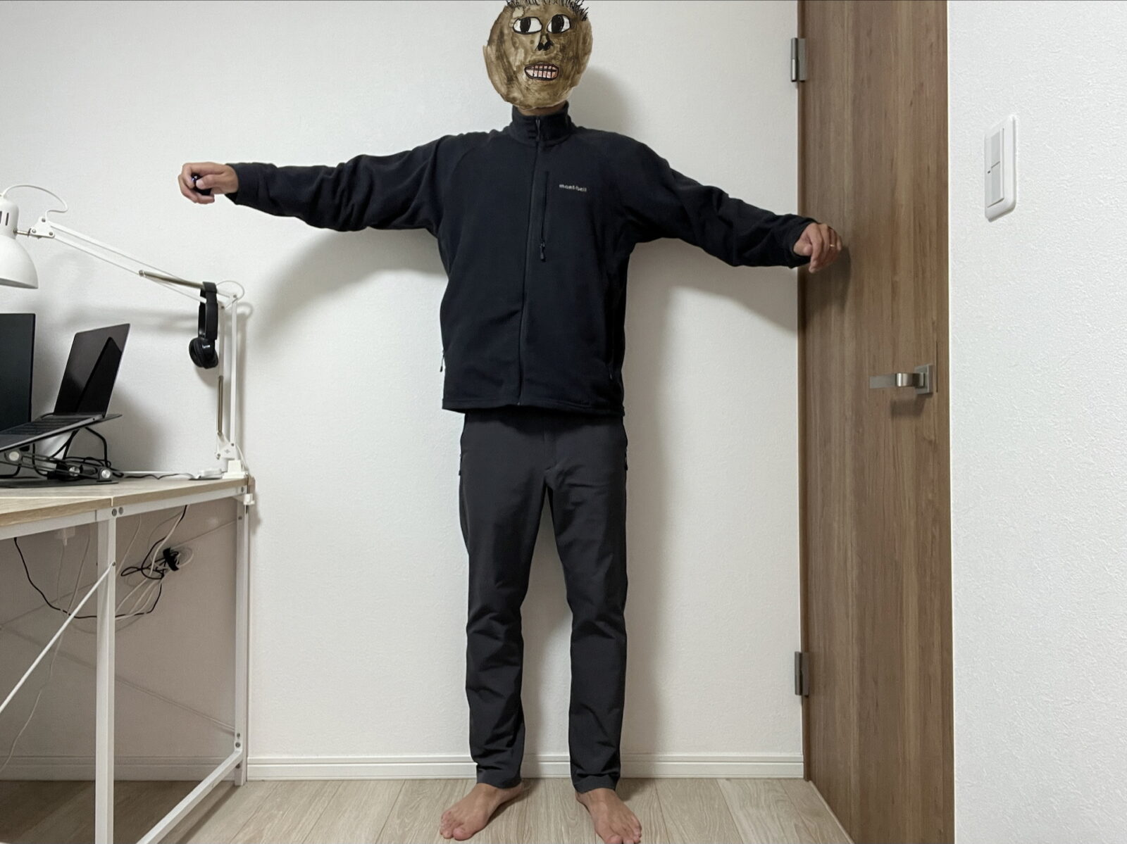 手を広げたところ